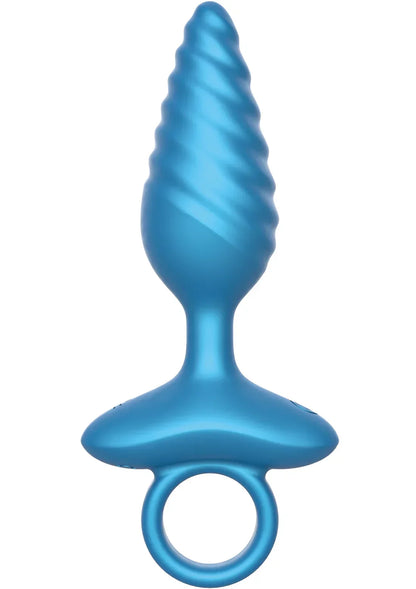 Ribbed Anal Plug Vibrating + Remote by Playhouse