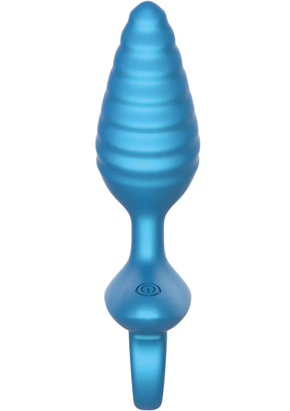 Ribbed Anal Plug Vibrating + Remote by Playhouse