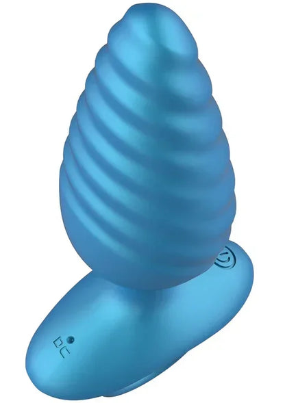 Ribbed Anal Plug Vibrating + Remote by Playhouse