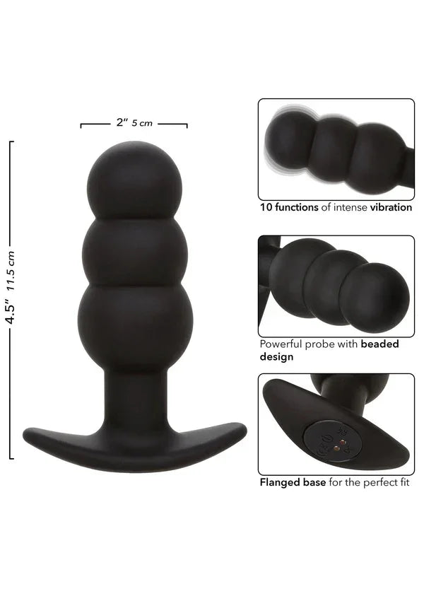 Rock Bottom Beaded Probe by CalExotics - Happytoys Sexshop: online sex shop for Feeling Happy & Easy 😊 - Discreet geleverd