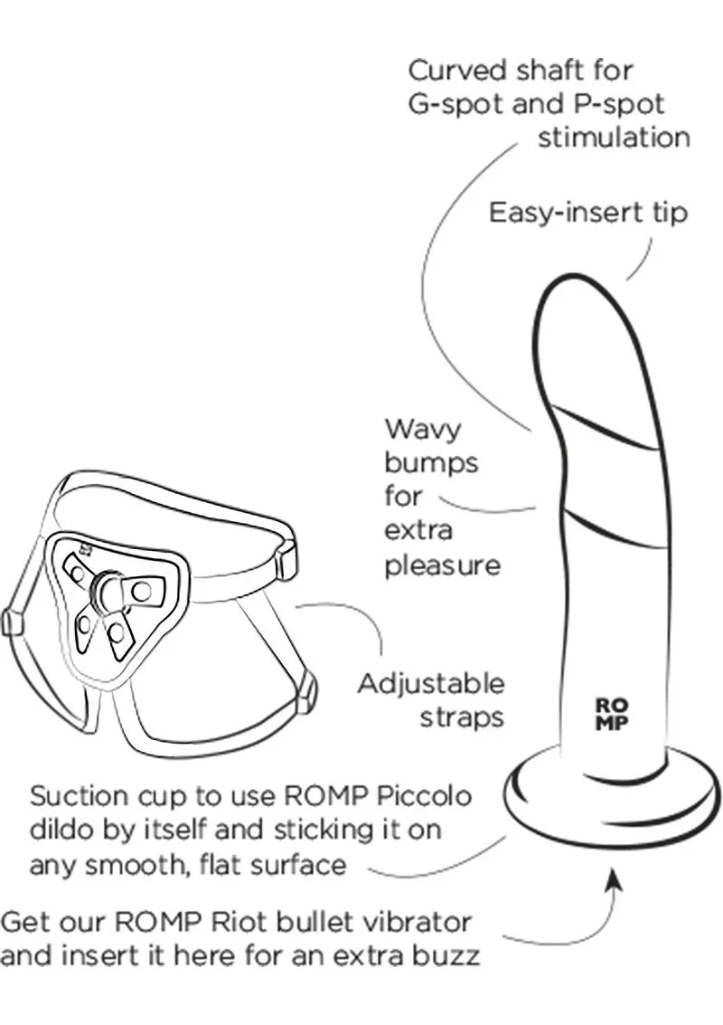 Piccolo Pegging Kit by Romp - Happytoys Sexshop: online sex shop for Feeling Happy & Easy 😊 - Discreet geleverd