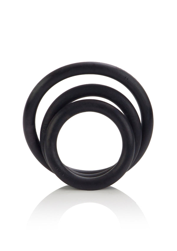 Beste vandaag nog: Rubber Ring 3 Piece Set by CalExotics Rings - bij Happytoys Sexshop: online sex shop for Feeling Happy & Easy 😊