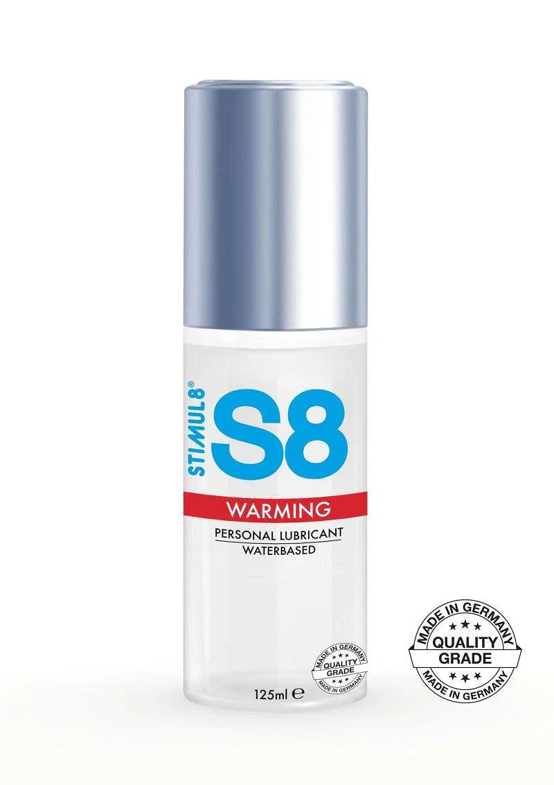 S8 Waterbased Warming Lube 125ml - Happytoys Sexshop: online sex shop for Feeling Happy & Easy 😊 - Discreet geleverd