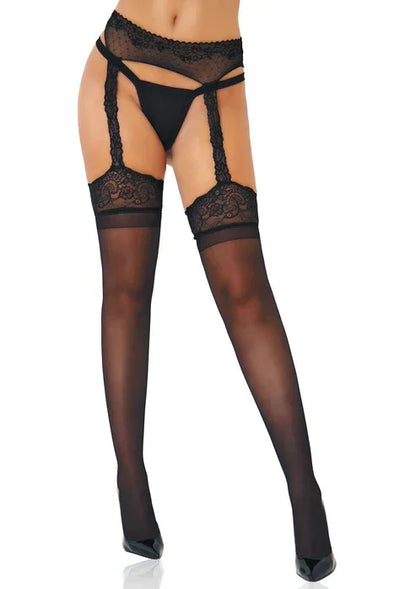 Satin Touch Garterbelt Stockings by Daring Intimates - Happytoys Sexshop: online sex shop for Feeling Happy & Easy 😊 - Discreet geleverd