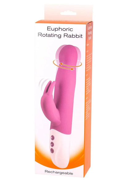 ♀ Seven Creations Euphoric Rotating Rabbit met clitoris stimulatie - Happytoys Sexshop: online sex shop for Feeling Happy & Easy 😊 - Discreet geleverd