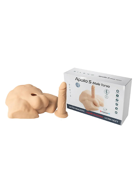 Silicone Demi Torso Small by Silex-D - Happytoys Sexshop: online sex shop for Feeling Happy & Easy 😊 - Discreet geleverd