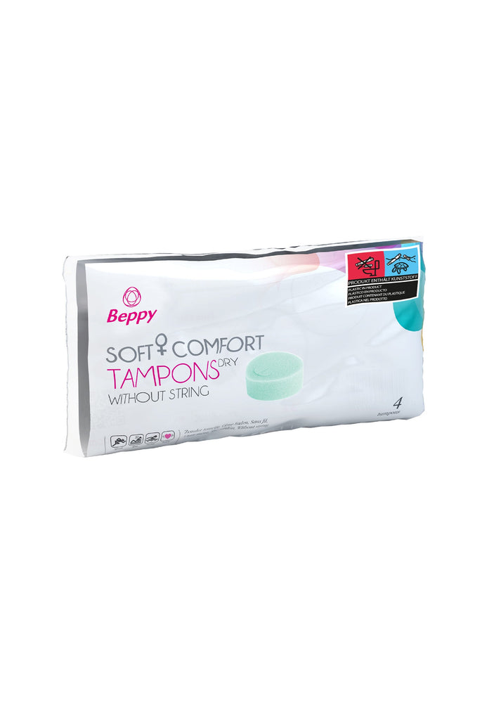 Soft_Comfort_Dry_Tampons_4_pcs_by_Beppy | bestel discreet online bij Happytoys, de erotische webshop geleid door een vrouw.