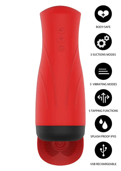 Super Suction Nutbuster Triple Masturbator by Hidden Desire - Happytoys Sexshop: online sex shop for Feeling Happy & Easy 😊 - Discreet geleverd