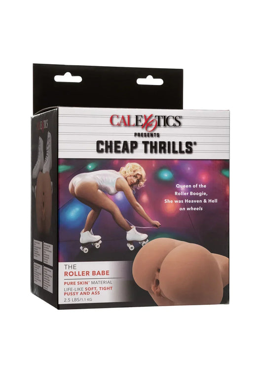 CalExotics The Roller Babe in verpakking, bruin realistischer seksspeeltje