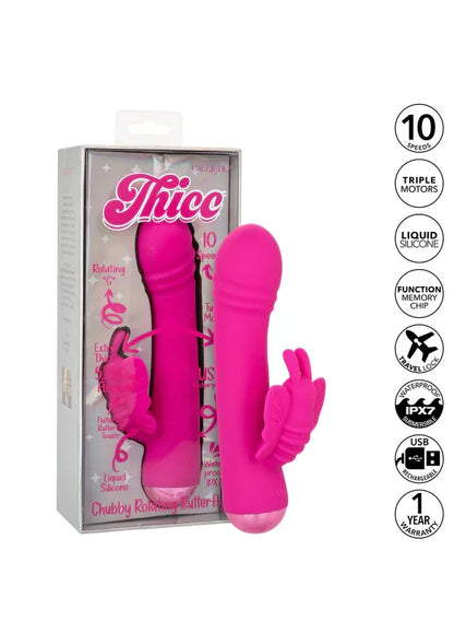 Thicc Rotating Butterfly by CalExotics - Happytoys Sexshop: online sex shop for Feeling Happy & Easy 😊 - Discreet geleverd