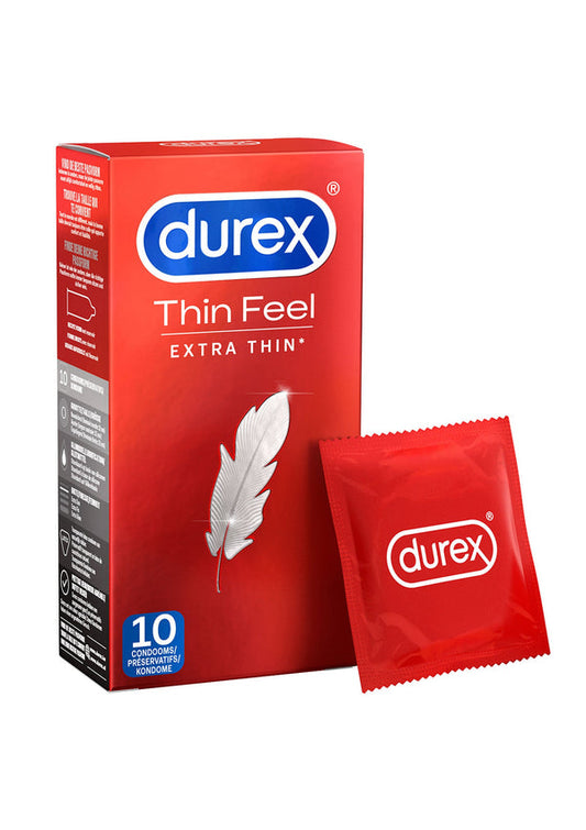 Bestel: Thin Feel Thin 6 x 10 Condoms by Durex - bij Happytoys: de erotische sex webshop | liever Happy dan Easy ⭐⭐⭐⭐⭐