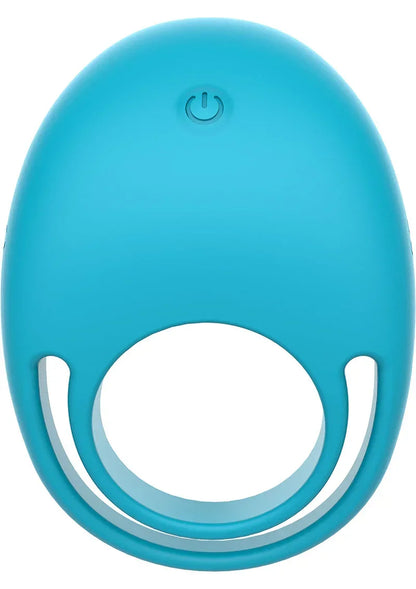 Blauwe ronde C-ring behuizing met aan/uit-knop
