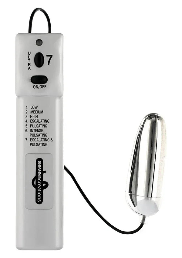 Ultra 7 Vector Egg Vibrating Seven Creations - Happytoys Sexshop: online sex shop for Feeling Happy & Easy 😊 - Discreet geleverd