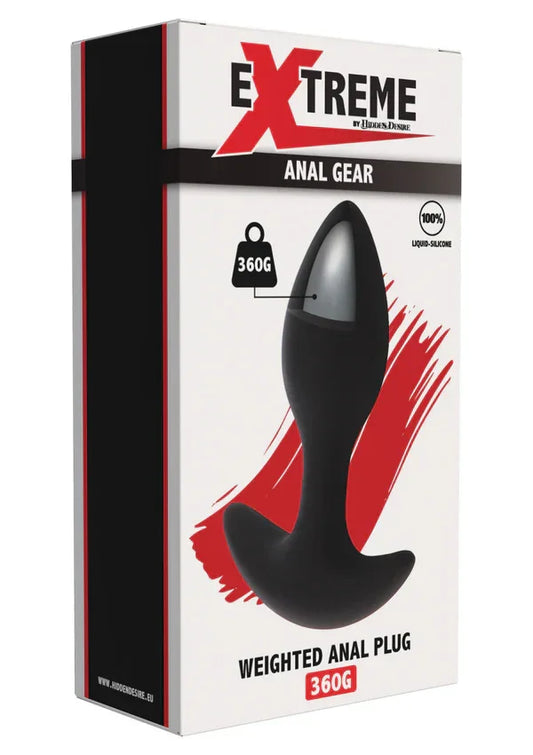 Weighted Anal Plug 360g by Hidden Desire