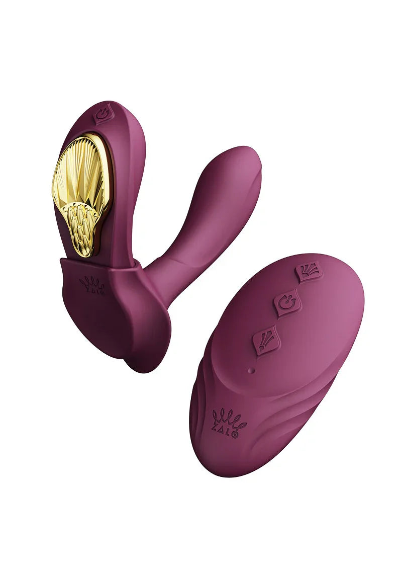 Aya Wearable Vibrator Purple by Zalo - Happytoys Sexshop: online sex shop for Feeling Happy & Easy 😊 - Discreet geleverd