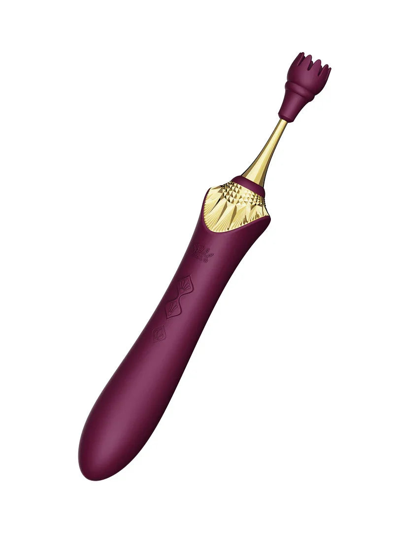 Bess 2 Clitoral Vibrator Purple by Zalo - Happytoys Sexshop: online sex shop for Feeling Happy & Easy 😊 - Discreet geleverd