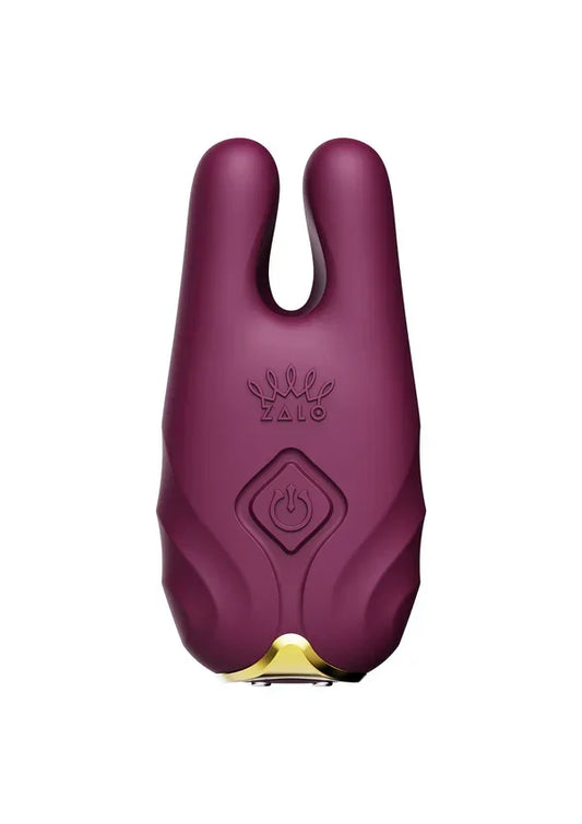 Nave Vibrating Nipple Clamps Purple by Zalo - Happytoys Sexshop: online sex shop for Feeling Happy & Easy 😊 - Discreet geleverd