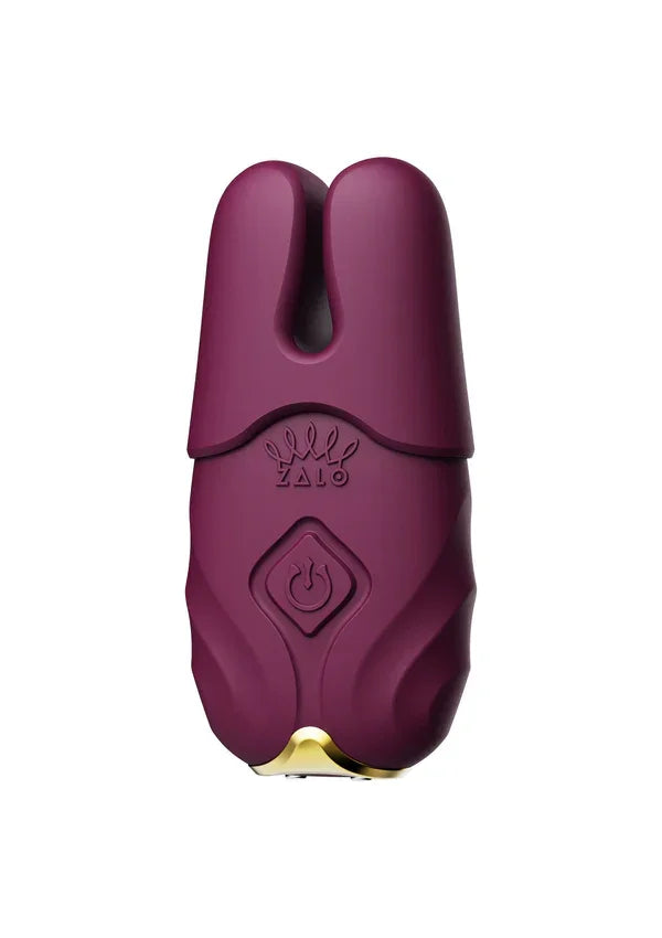 Nave Vibrating Nipple Clamps Purple by Zalo - Happytoys Sexshop: online sex shop for Feeling Happy & Easy 😊 - Discreet geleverd