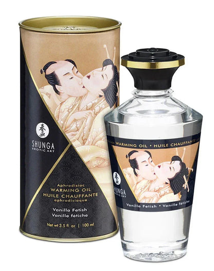 Beste vandaag nog: Warming Oil - Vanilla Fetish - 100 ml by Shunga - bij Happytoys Sexshop: Toys for Feeling Happy & Easy 😊